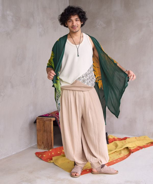 Men's Patchwork Tank Top