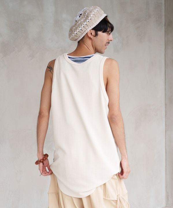 Men's Patchwork Tank Top