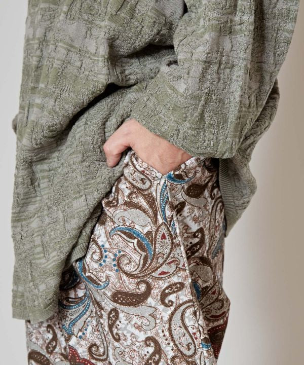 Pantalones y shorts con estampado paisley de AMINA - Ametsuchi