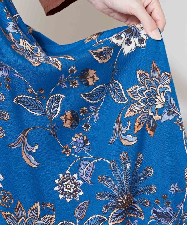 Vintage Like Floral Long Skirt