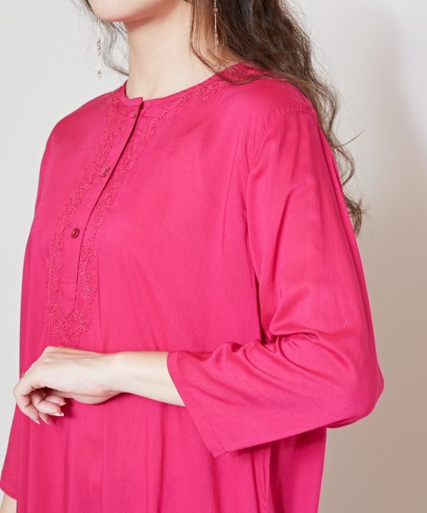Silky Touch Effortless Tunic Top