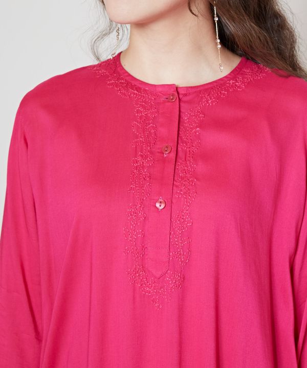 Silky Touch Effortless Tunic Top