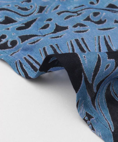 UV Protection Tribal Feather Print Scarf with Pouch Scarves by AMINA - Ametsuchi