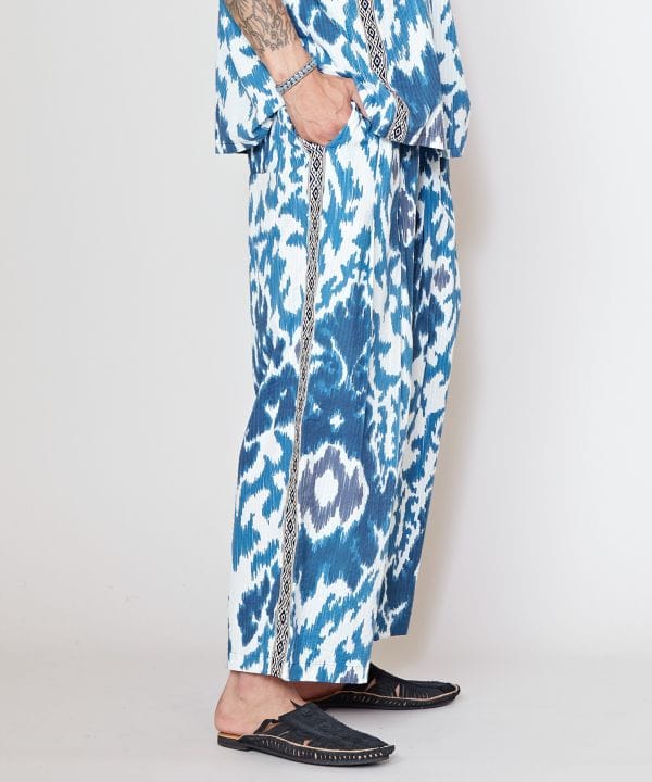 Ikat Pattern Effortless Pants