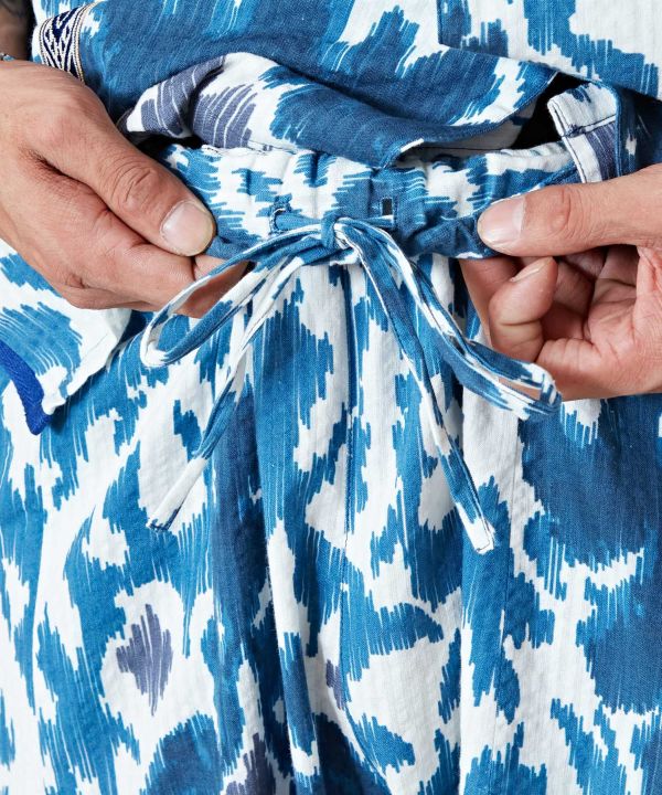 Ikat Pattern Effortless Pants