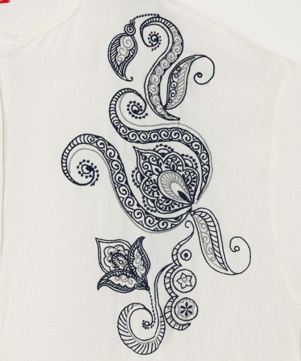 Henna Embroidered Dress