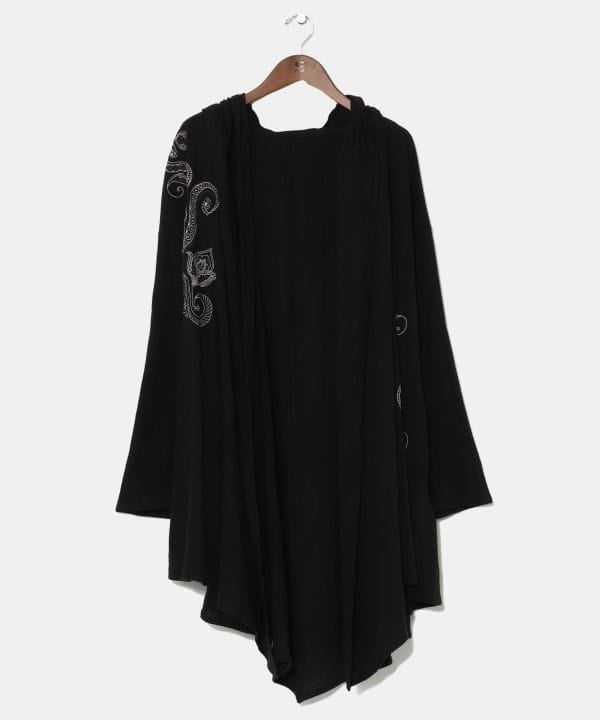 Henna Embroidered Cotton Cardigan Cardigans & Outerwear by AMINA - Ametsuchi