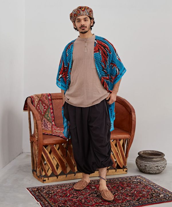 Men's Bohemian Pants Pants & Shorts by AMINA - Ametsuchi