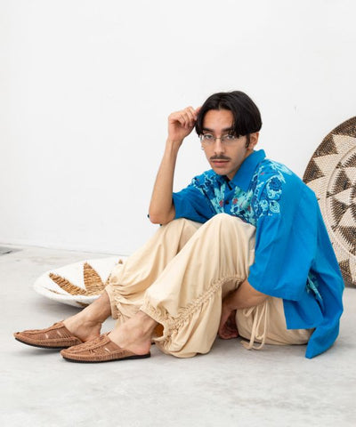 Men's Bohemian Pants Pants & Shorts by AMINA - Ametsuchi