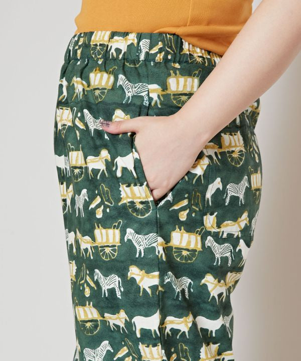 Silk Road Block Print Pants
