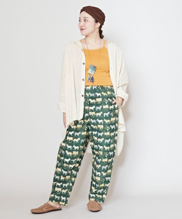 Silk Road Block Print Pants
