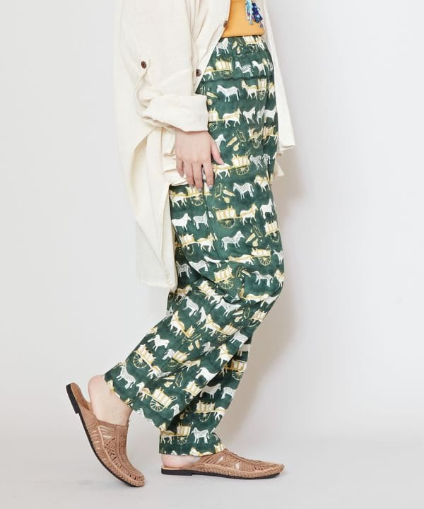 Silk Road Block Print Pants