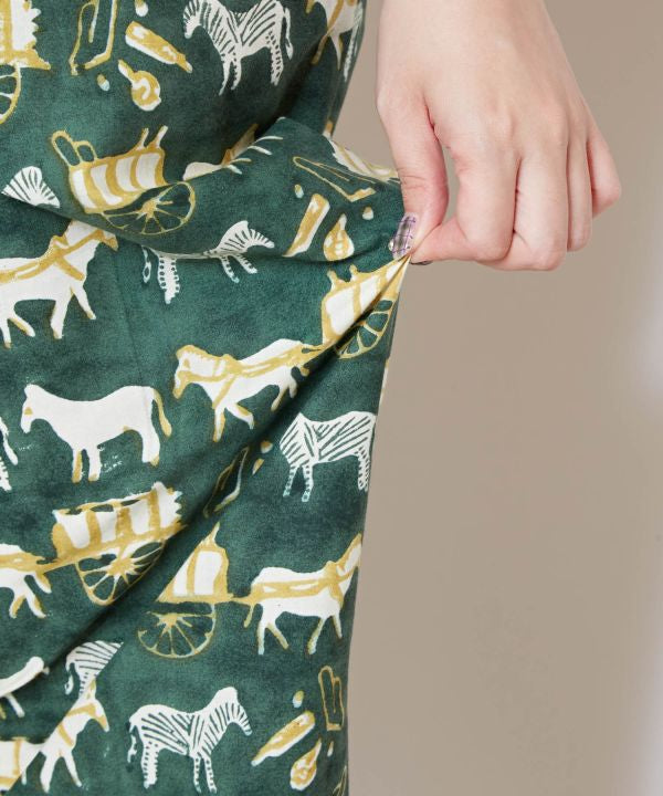 Silk Road Block Print Pants