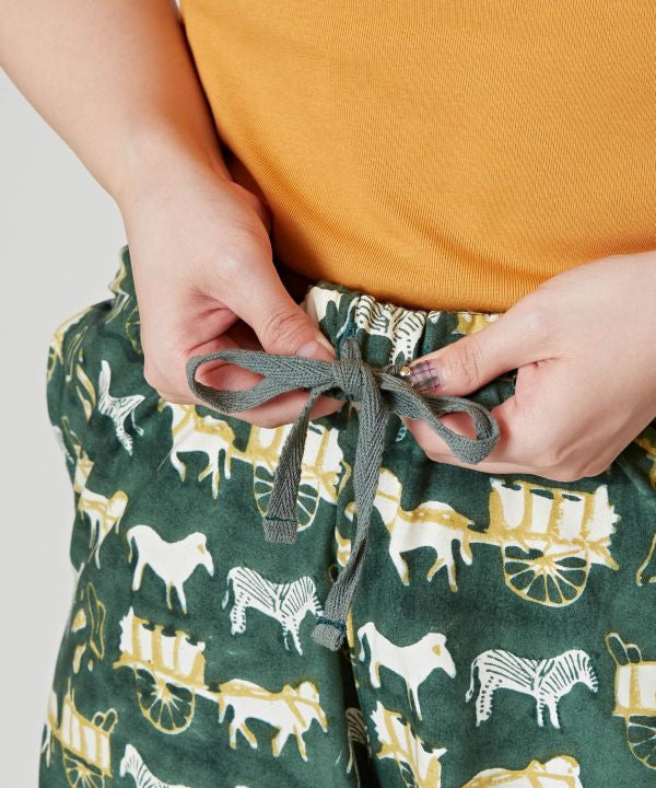 Silk Road Block Print Pants