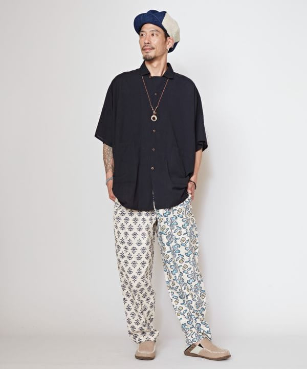 Men's Silk Road Block Print Pants