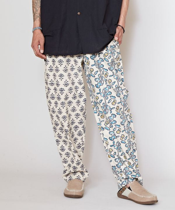 Men's Silk Road Block Print Pants