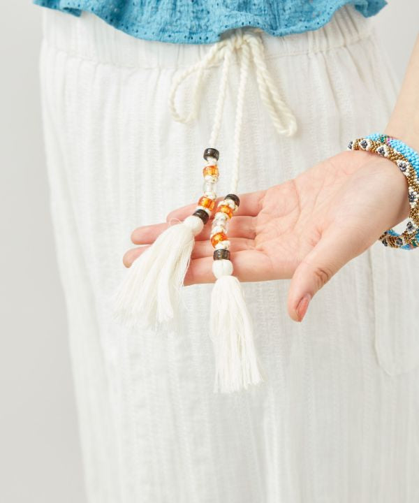 Lace Patchwork Wide Leg Pants