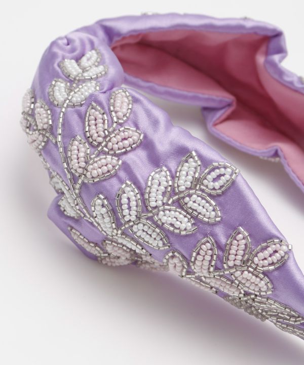 Leaf Embroidery Headband