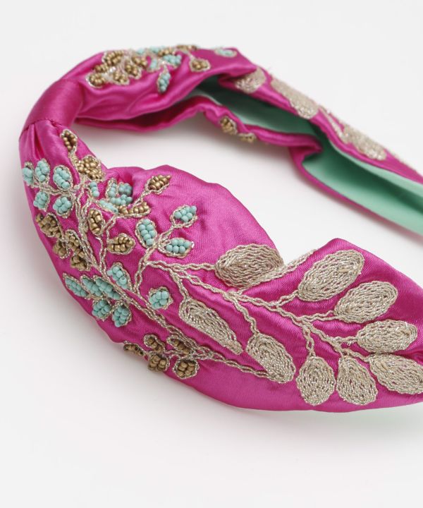 Botanical Embroidery Headband