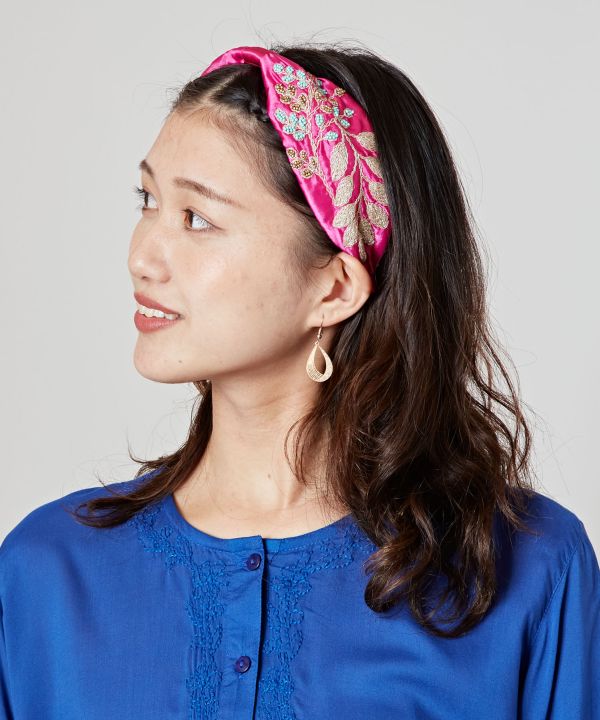 Botanical Embroidery Headband