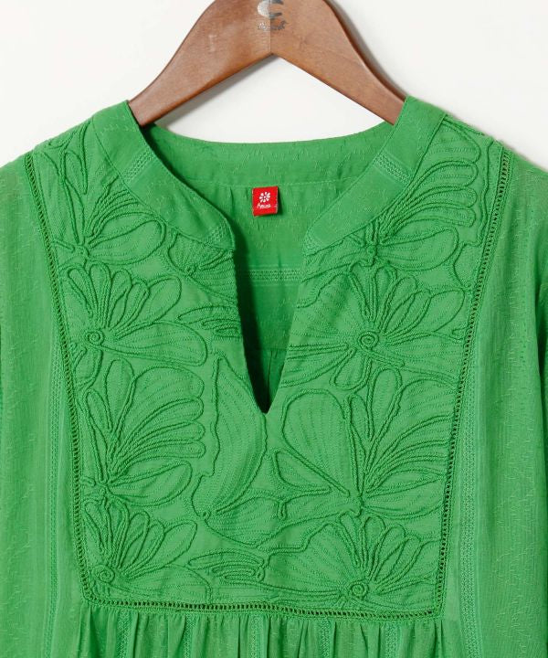 Tiered Tunic Top with Bell Sleeve