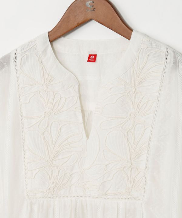 Tiered Tunic Dress with Bell Sleeve