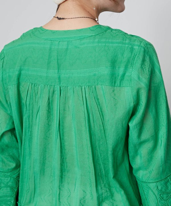 Tiered Tunic Dress with Bell Sleeve