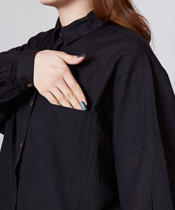 Linen Blend Bohemian Shirt