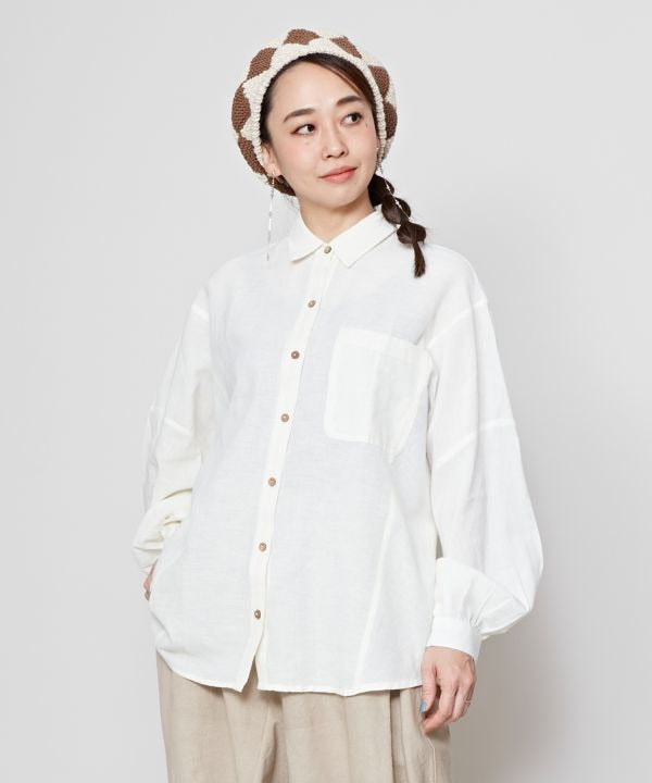 Linen Blend Bohemian Shirt