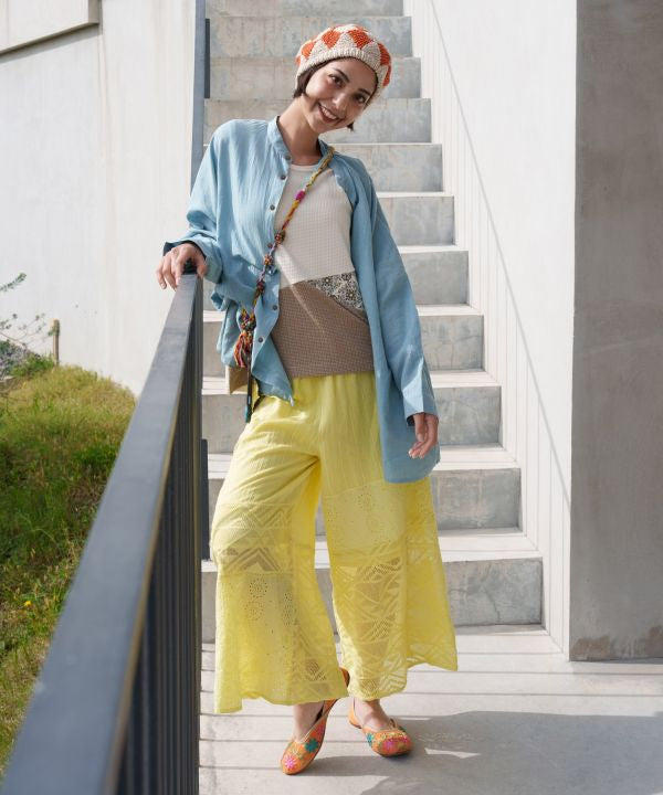 Linen Blend Bohemian Shirt