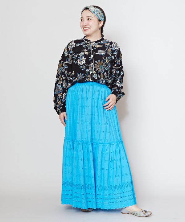 Schiffli Embroidery Skirt