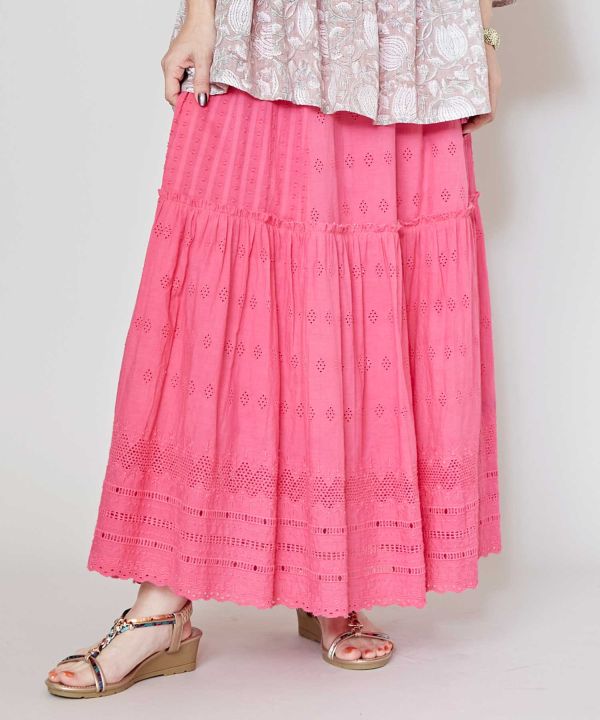 Schiffli Embroidery Skirt