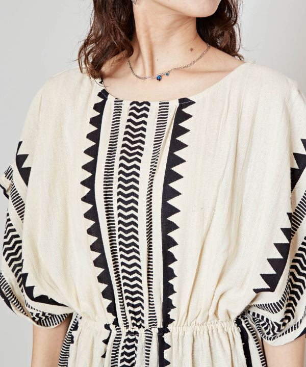 Geometric Patterned Dress