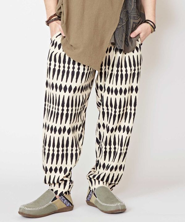 Men's Geometric Patterned Pants