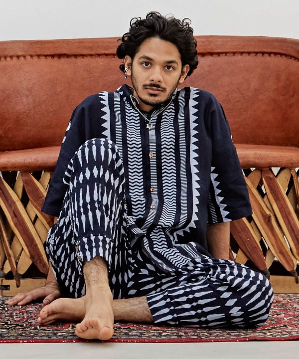 Men's Geometric Patterned Pants