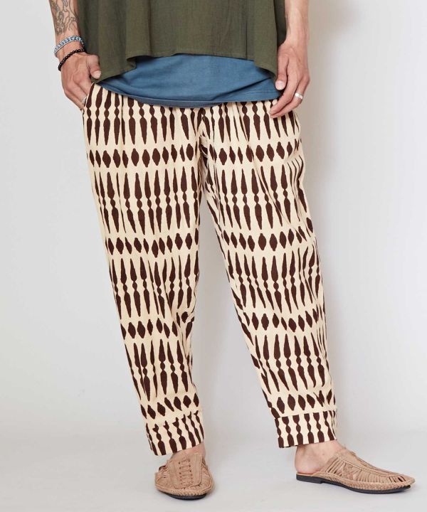 Men's Geometric Patterned Pants