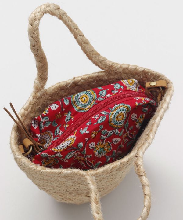 Jute Handbag & Pouch Set