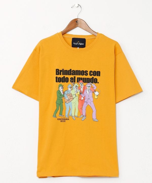 YOKOHAMA BEER x grn x Amina Kanpai T-Shirt