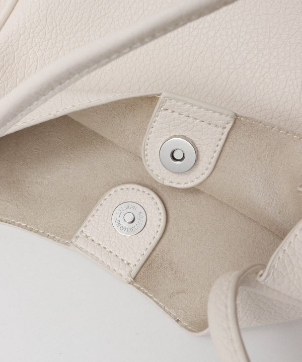 Soft Leather Handbag & Pouch Set