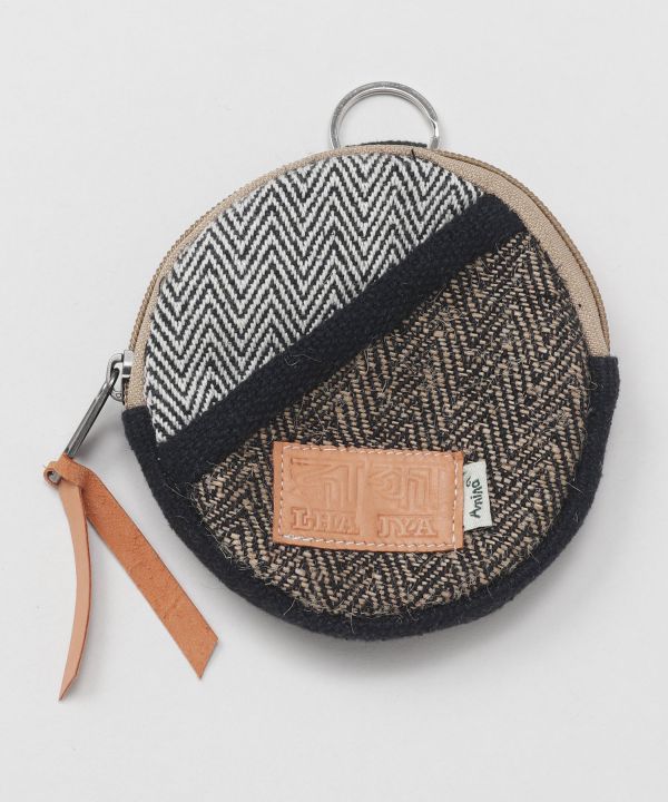 Handmade Patchwork Round Pouch