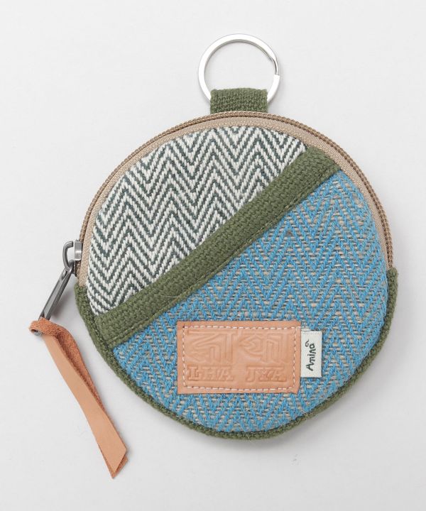 Handmade Patchwork Round Pouch