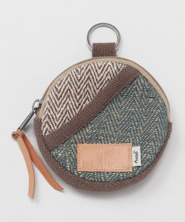 Handmade Patchwork Round Pouch