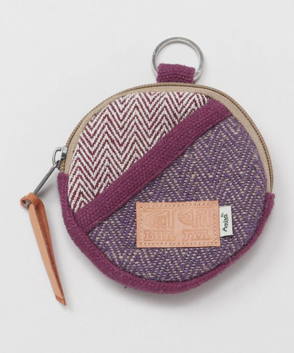 Handmade Patchwork Round Pouch