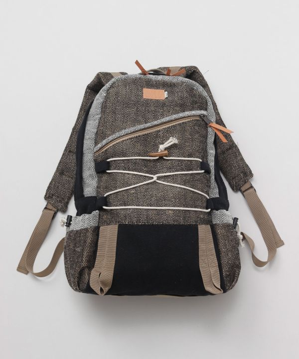 Jute Blend Daypack Bags & Purses by AMINA - Ametsuchi