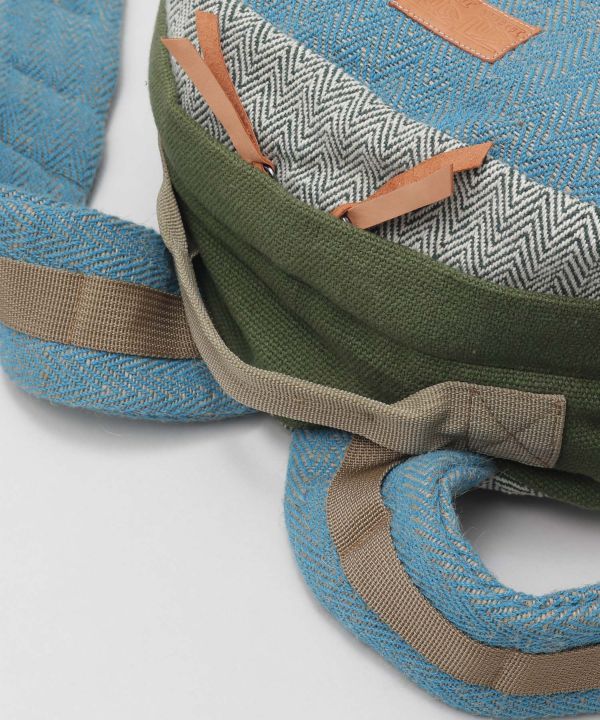 Jute Blend Daypack Bags & Purses by AMINA - Ametsuchi