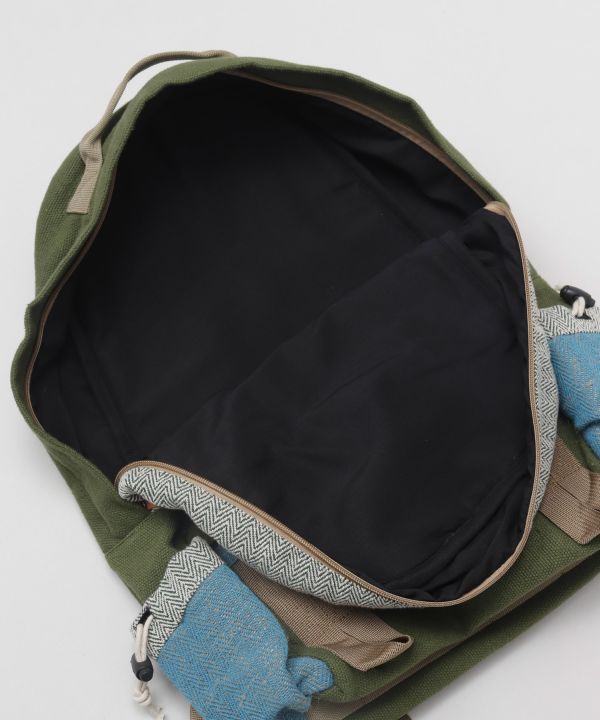 Jute Blend Daypack Bags & Purses by AMINA - Ametsuchi