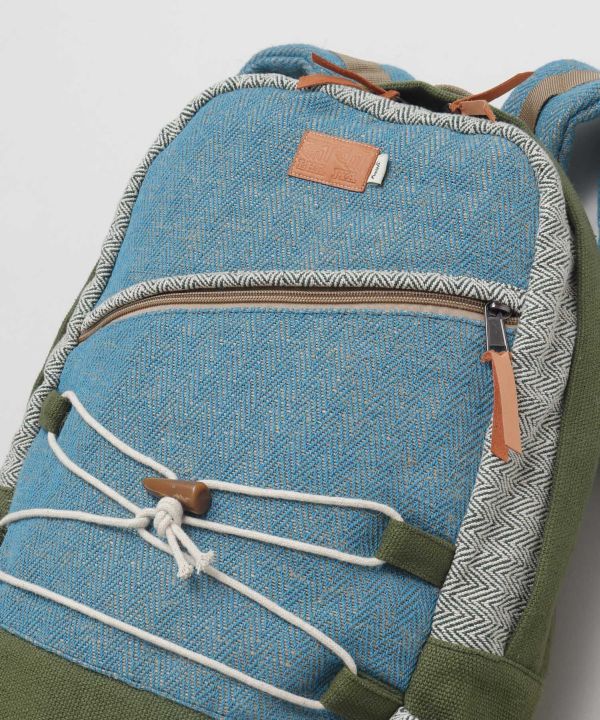 Jute Blend Daypack Bags & Purses by AMINA - Ametsuchi
