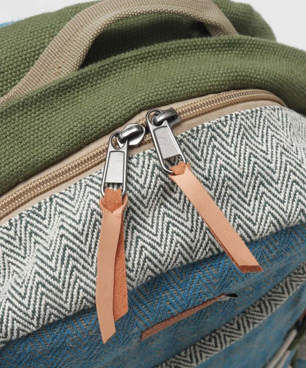 Jute Blend Daypack Bags & Purses by AMINA - Ametsuchi