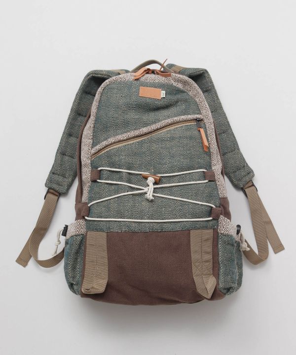 Jute Blend Daypack Bags & Purses by AMINA - Ametsuchi