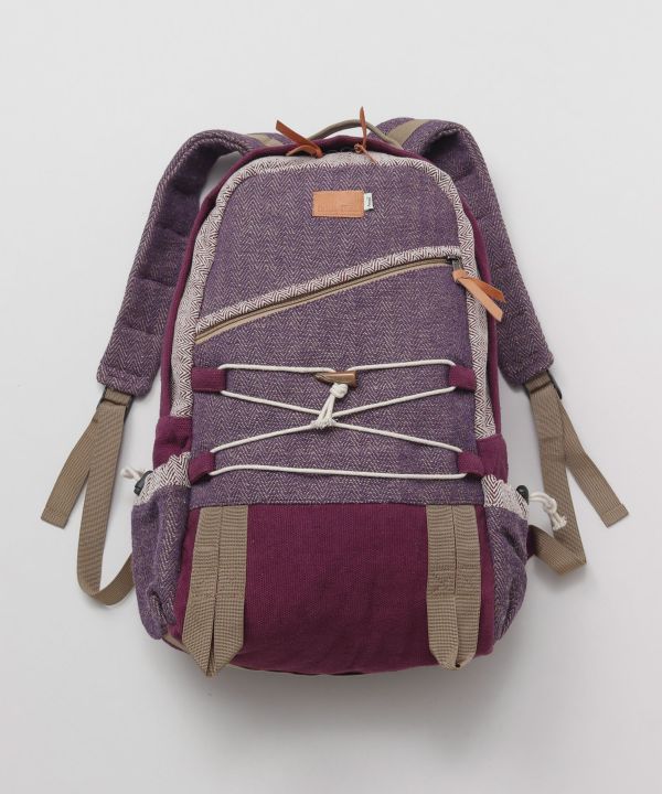 Jute Blend Daypack Bags & Purses by AMINA - Ametsuchi